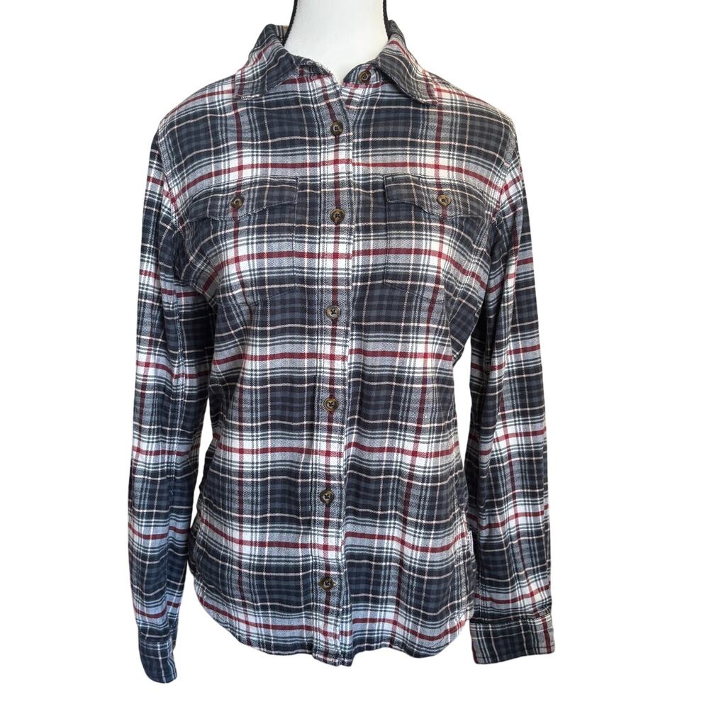 Carhartt Flannel Button Up Womens Size Small Cotton Cozy Relaxed Fall Essential